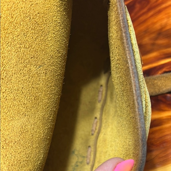 Brown Leather Floral Embossed Bag - Picture 11 of 11